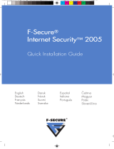 F-SECURE F-Secure Internet Security 2005 Manuale utente