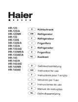 Haier HR-133S/A Manuale utente