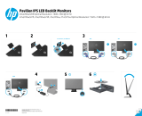 HP Pavilion 25bw 25-inch Diagonal IPS LED Backlit Monitor Manuale utente