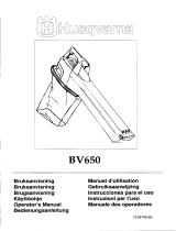 Husqvarna BV650 Manuale utente