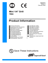 Ingersoll-Rand 7804 Manuale utente