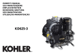Kohler KD625-3 Manuale utente