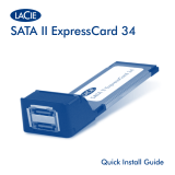 LaCie SATA II EXPRESSCARD 34 Manuale utente