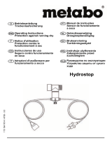 Metabo Dry-running Sensor Hydrostop Manuale utente