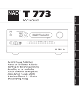 NAD Electronics T 773 Manuale utente