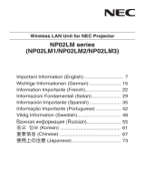 NEC NP-M282X Manuale utente