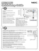 NEC NP-PH1000U Manuale utente