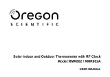 Oregon Scientific RMR802A Manuale utente