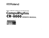 Roland CR-8000 Manuale utente