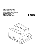 Sennheiser Double Charger L 1032 Manuale utente