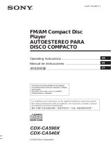 Sony CDX-CA590X Manuale utente