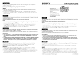 Sony DCR-HC1000E Manuale utente