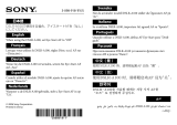 Sony FDA-A1AM Informazioni importanti