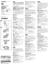 Sony FDA-A1AM Manuale del proprietario