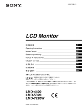 Sony LMD-5320 Manuale utente