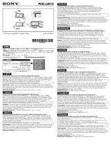 Sony PCK-LM13 Guida utente