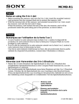 Sony MCMD-R1 Manuale utente