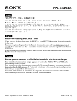 Sony VPL-ES4/EX4 Manuale utente