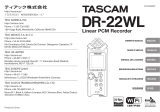 Tascam DR-22WL Manuale utente