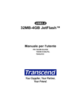 Transcend Information JETFLASHTM TS4GJF2C Manuale utente