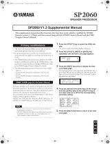 Yamaha SP2060 Manuale utente