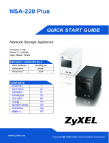 ZyXEL NSA-220 Manuale utente