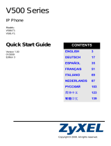 ZyXEL V500-T1 Manuale utente