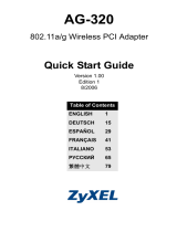ZyXEL AG-320 Manuale utente