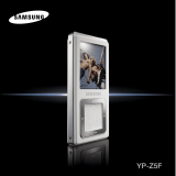 Samsung YP-Z5FZB Manuale utente