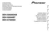 Pioneer DEH-X8500DAB Manuale utente