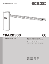 GiBiDi BARR500 Manuale del proprietario
