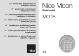 Nice Automation Nice Moon Digital Keypad Manuale del proprietario
