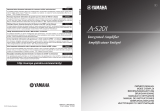 Yamaha A-S201 Black Manuale utente