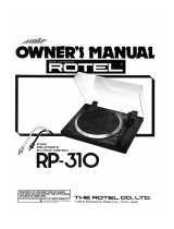 Rotel RP-310 Manuale del proprietario