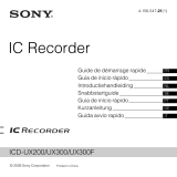 Sony ICD-UX300 Manuale del proprietario