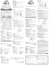 Yamaha TD-1 Manuale del proprietario
