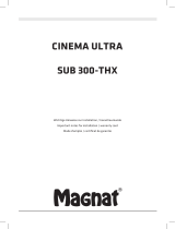 Magnat Audio Cinema Ultra SUB 300-THX Manuale del proprietario
