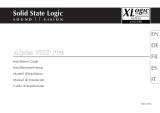 Solid State Logic X Logic Alpha VHD Pre Guida d'installazione