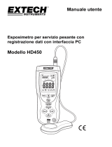 Extech Instruments HD450 Manuale utente