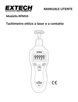 Extech Instruments RPM33 Manuale utente