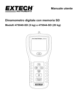 Extech Instruments 475040-SD Manuale utente