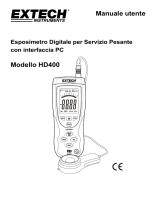 Extech Instruments HD400 Manuale utente