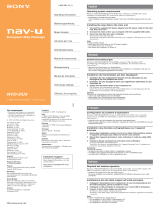 Sony NVD DU3 Manuale utente