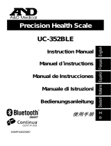 AND UC-352 BLE Manuale utente