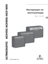 Behringer ACX900 Manuale del proprietario