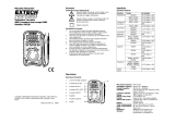 Extech Instruments DM110 Manuale utente