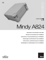 Nice Automation Mindy A824 Manuale del proprietario