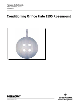 Rosemount 1595 Orifizio calibrato conditioning Manuale del proprietario