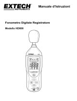 Extech Instruments HD600 Manuale utente