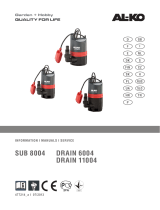 AL-KO Submersible Sump Pump Drain 11004 Manuale utente